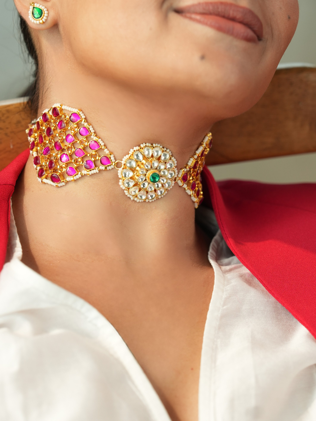 The Blush Charm Choker Set