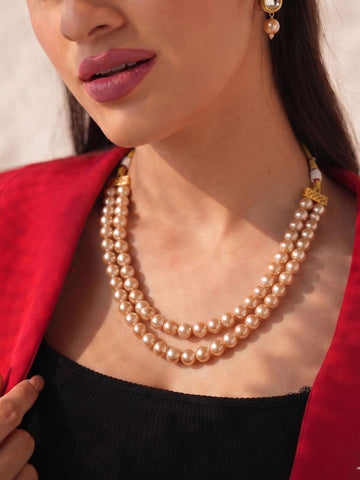 Amara Double-Strand Pearl Necklace