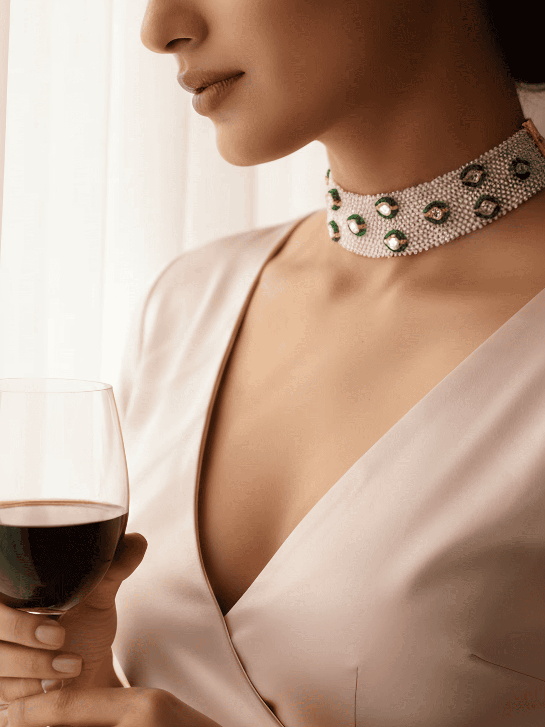 Pachi Emerald Glow Necklace Set