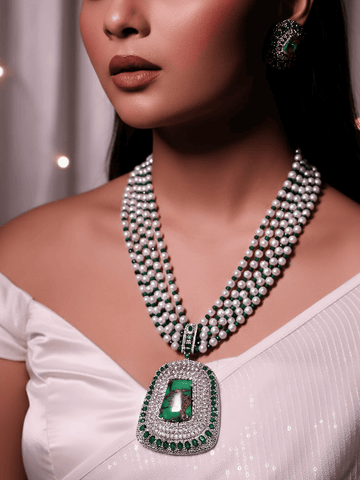 Vanya Mystical Forest Dew Whisper Necklace Ensemble