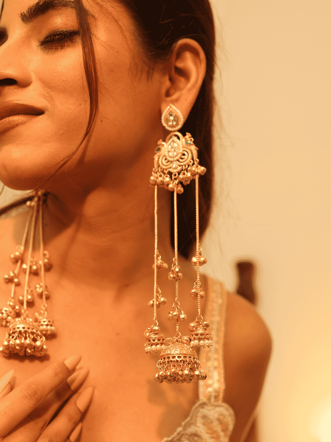 Shimmer Slide Earring