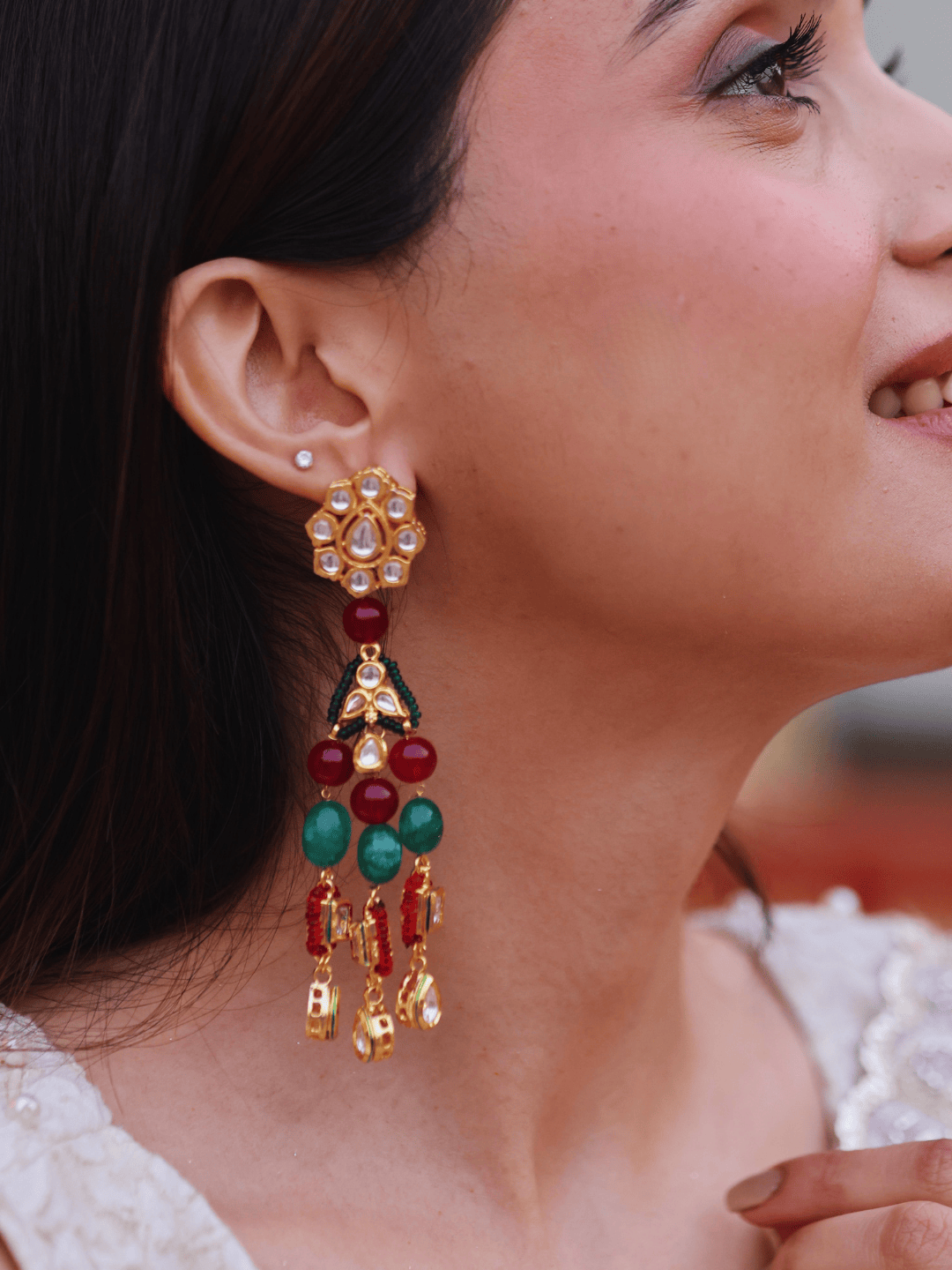 Floral Drop Earrings