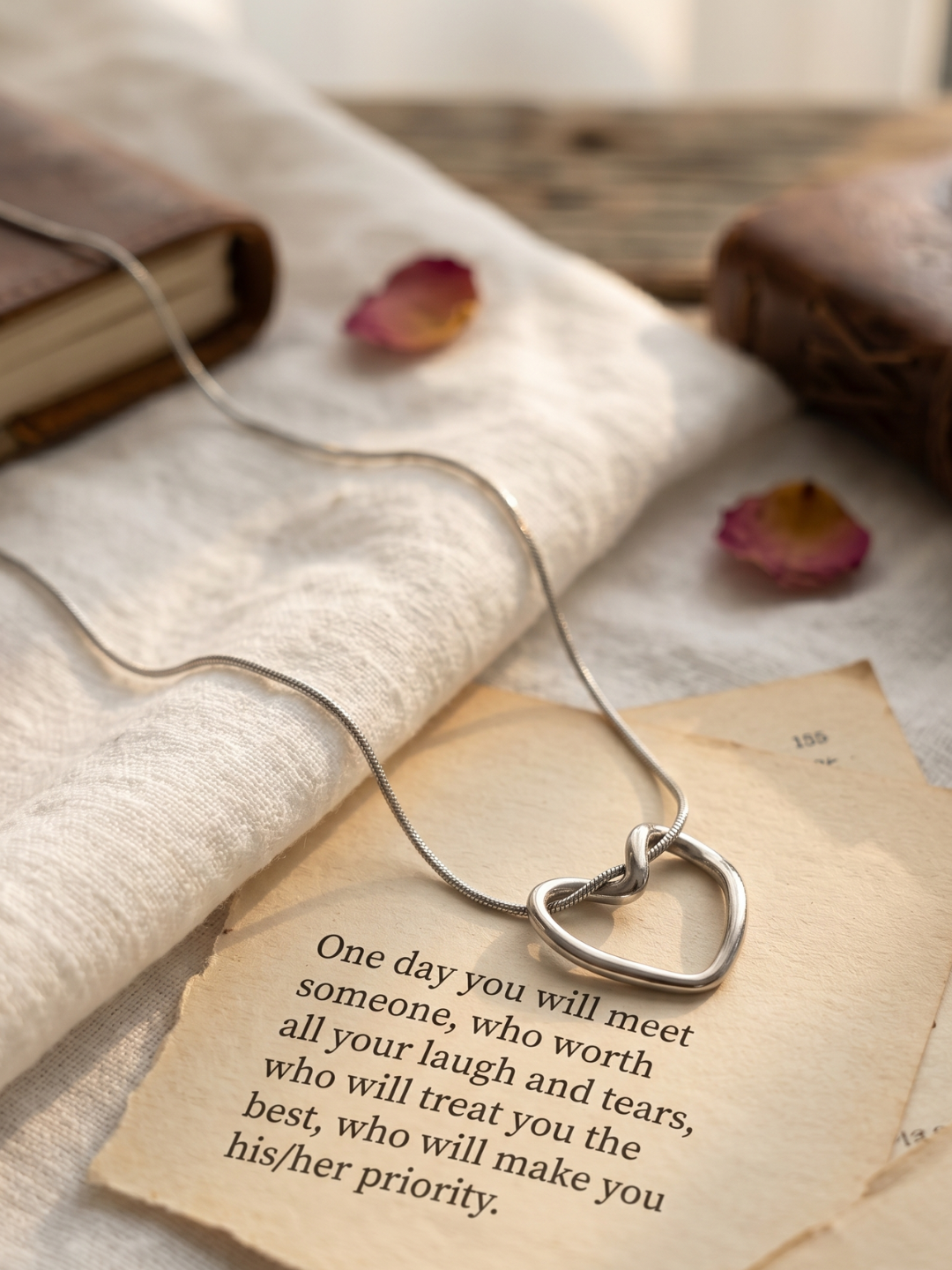 GraceHeart Pendant Necklace