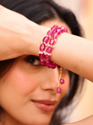 Rosé Pearl Whisper Bracelet