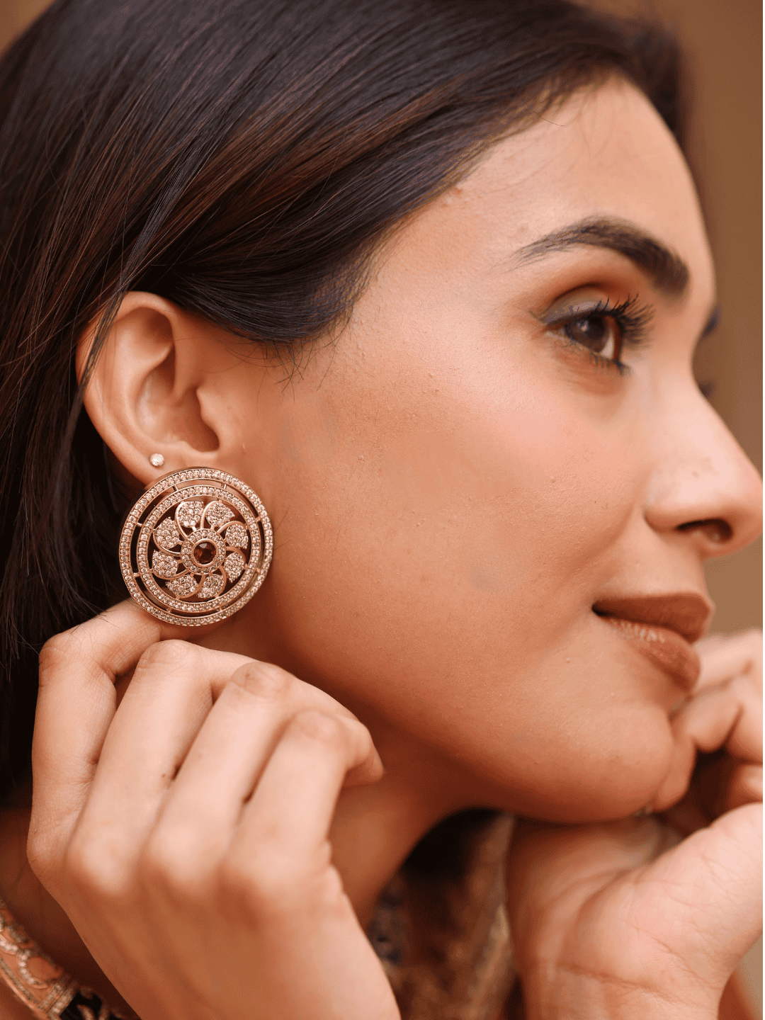 Tricolor Heritage Choker Necklace Set