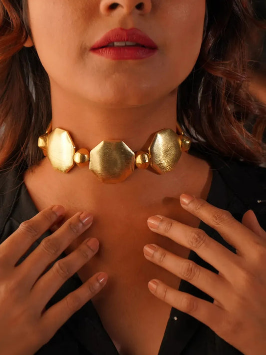 Octavia Stellar Handcrafted Anti-Tarnish Choker Set