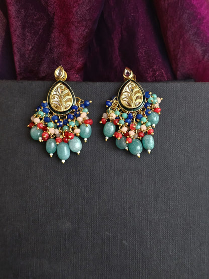 Rainbow Teardrop Earrings