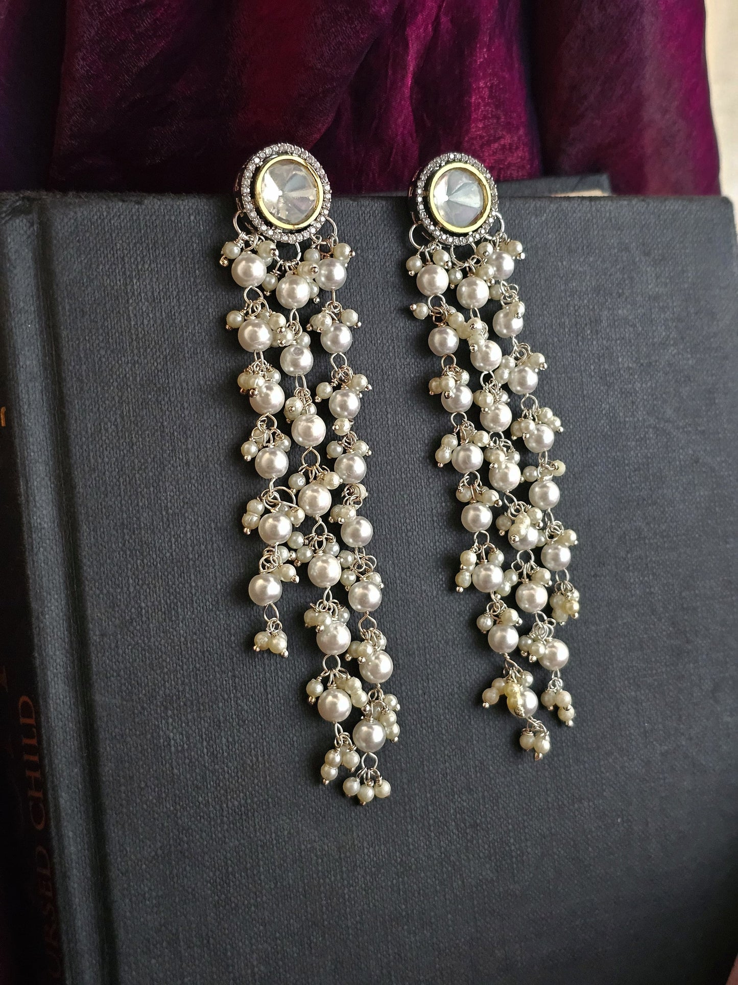 Royal Glow Kundan Drop Earrings