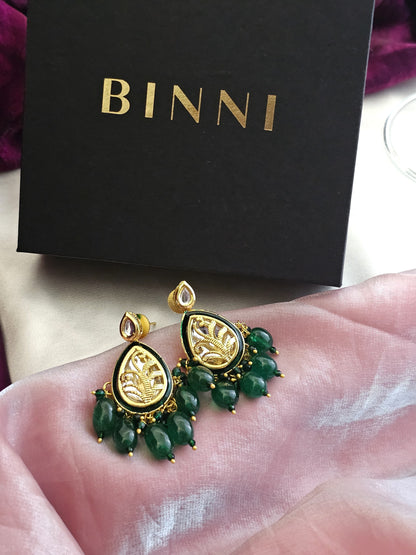 Emerald Dewdrop Earrings