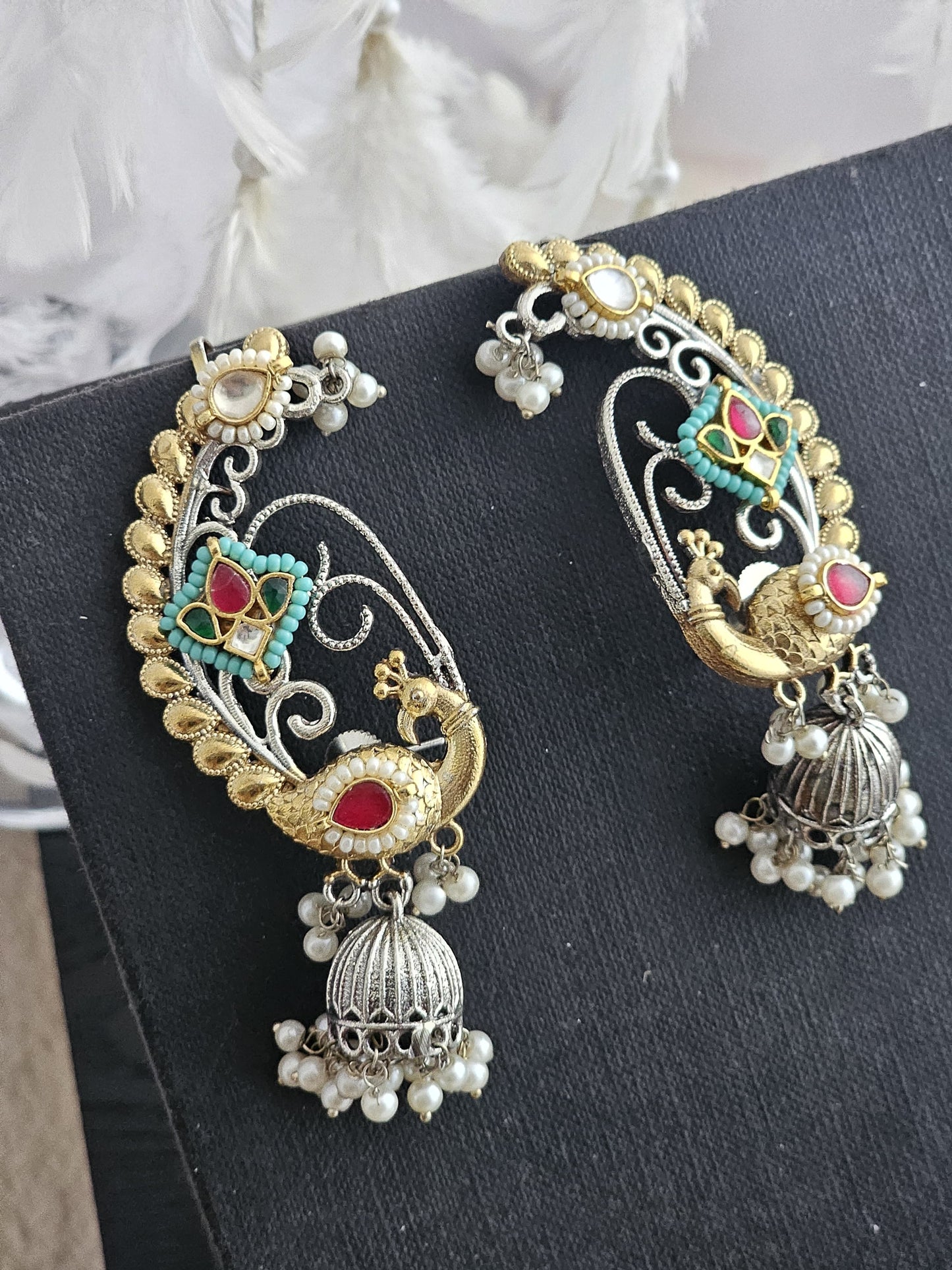 Regal Plumage Ear Cuff