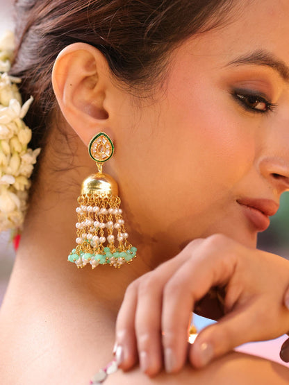 Royal Pearl Jhumka