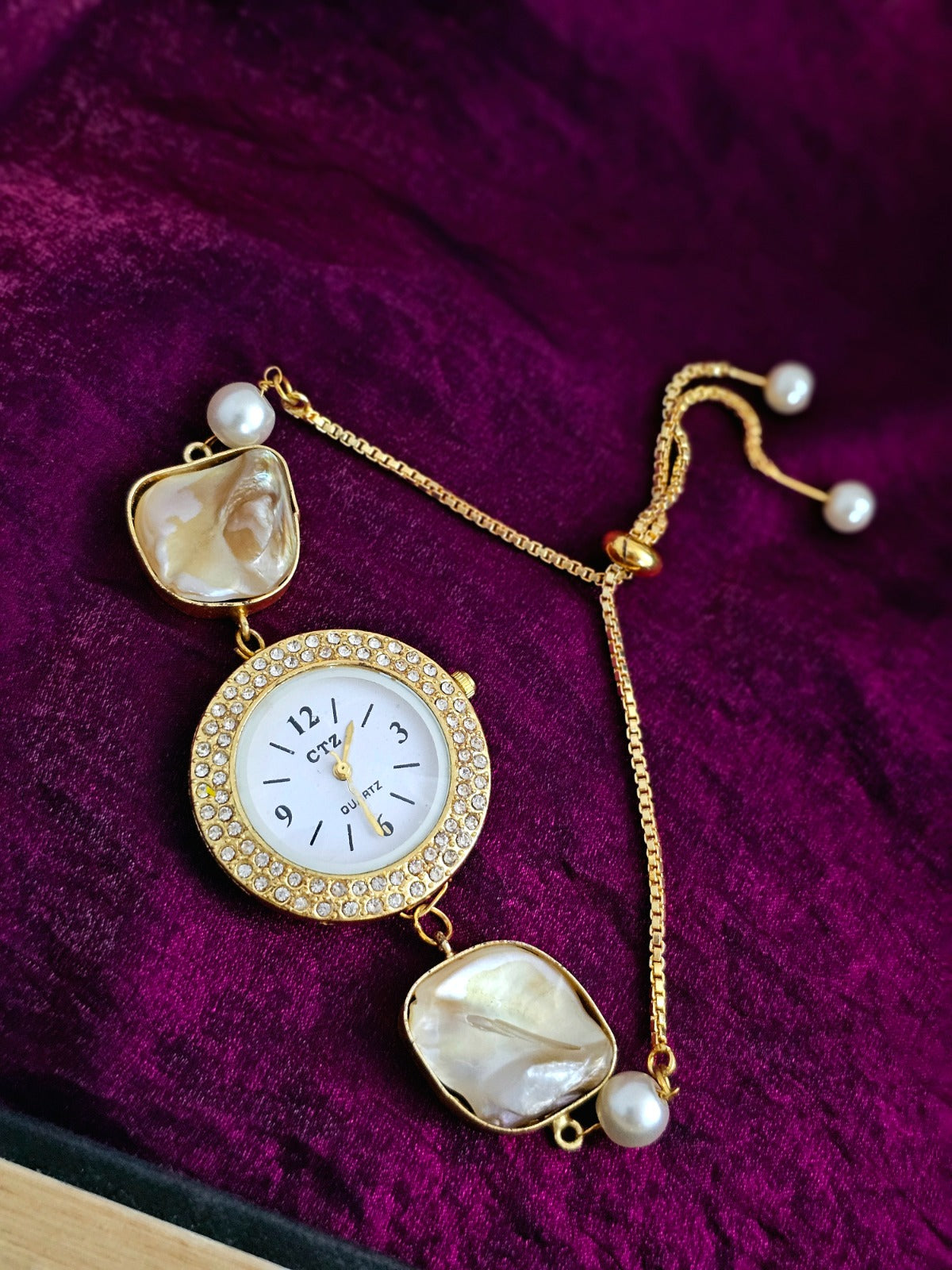 Celeste Pearl Dial Watch