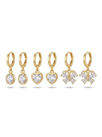 Amora Trio Luxe Earrings