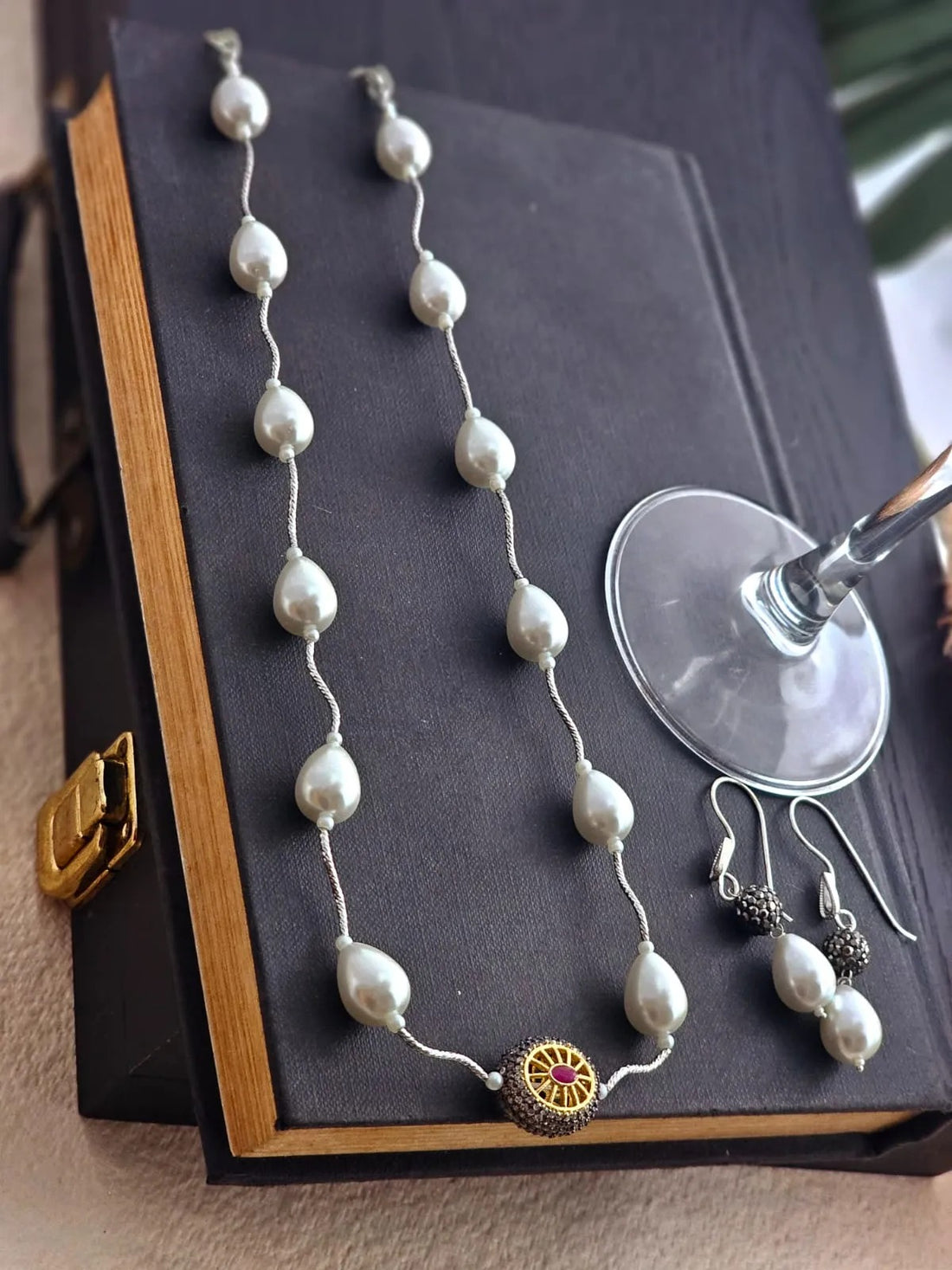 Seraphina White Quartz Stone Necklace