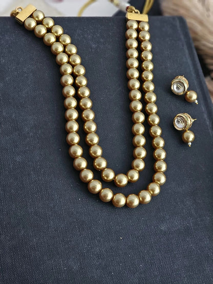 Ziva Aurelia Dual-Strand Pearl Necklace Set