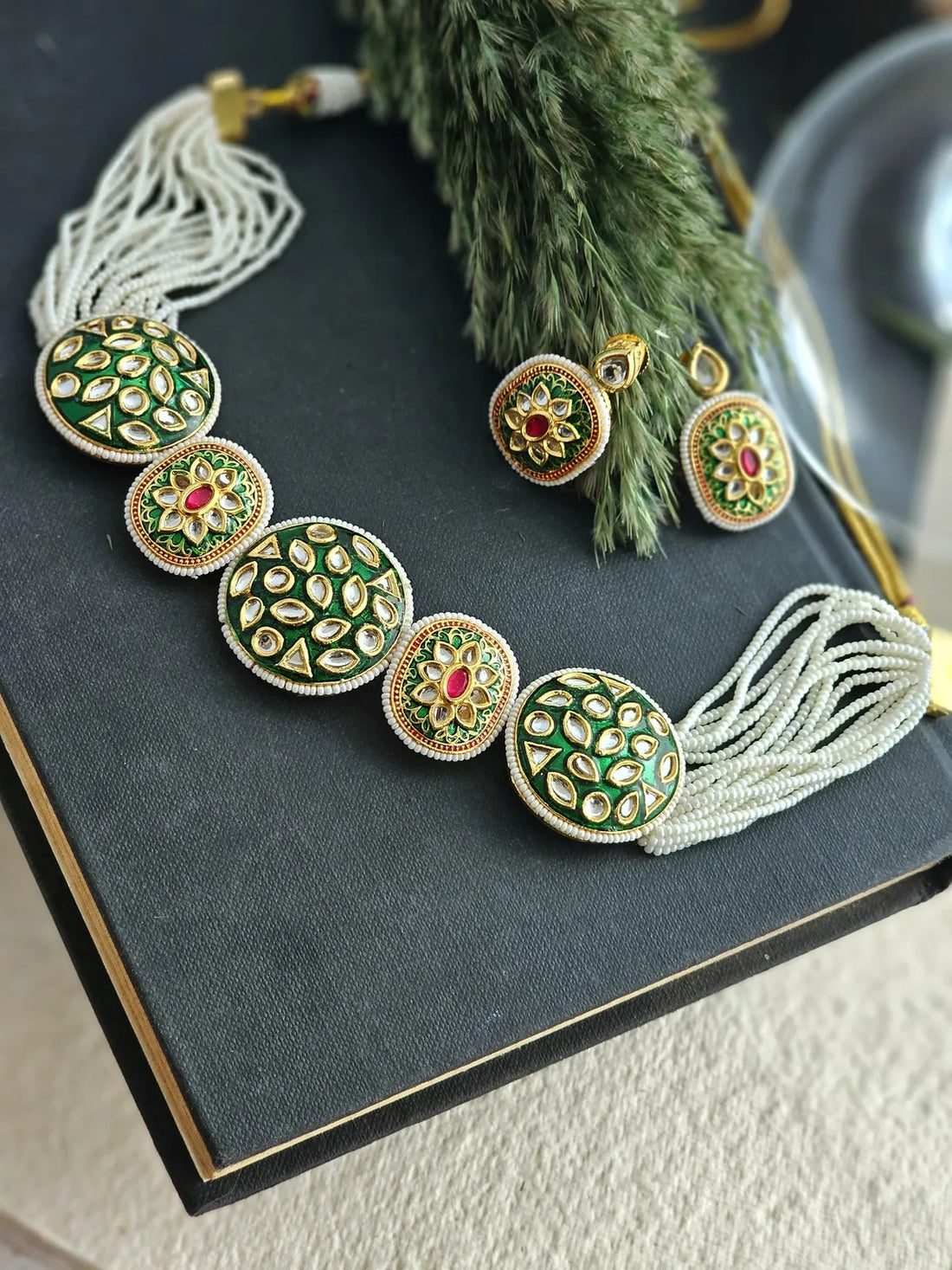 Aanya Hand-Made Kundan Choker Set