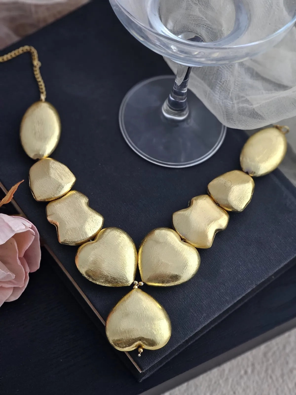 Celeste Heart-Shaped Beads Necklace Set