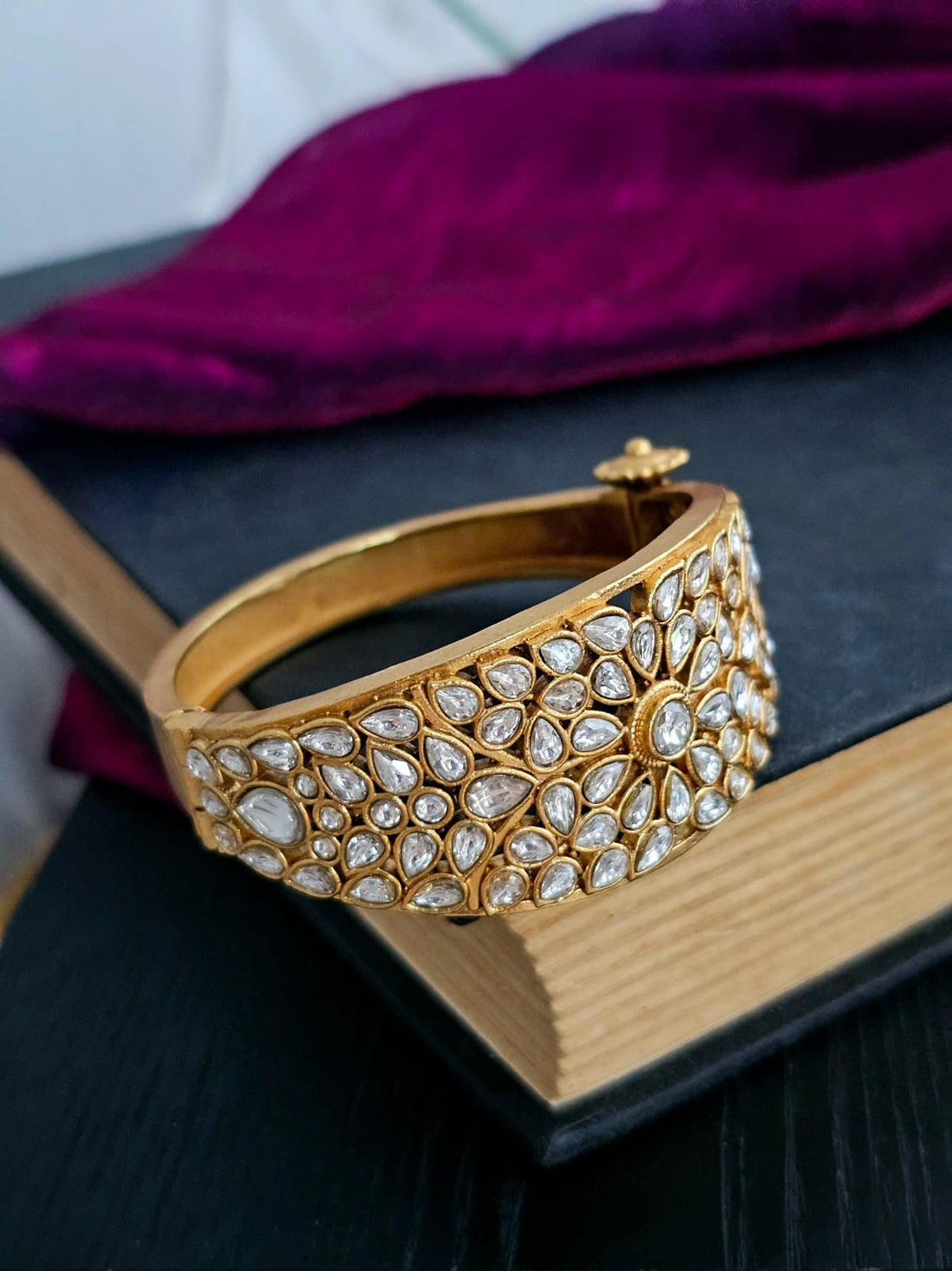 Golden Petal Gleam Bracelet