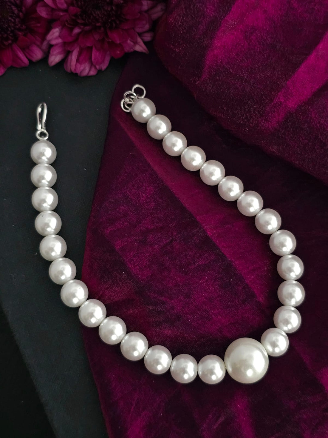 Pearl Whisper Glass Choker