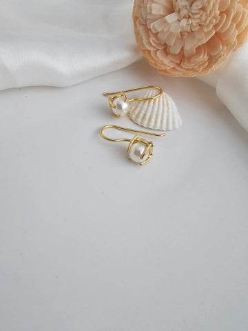 Gold plated earrings