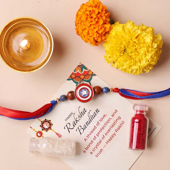 Captain America Shield Rakhi