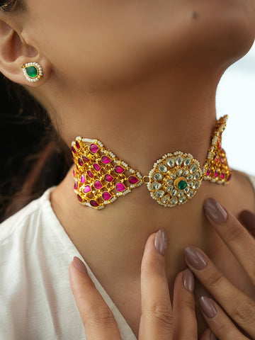 The Blush Charm Choker Set