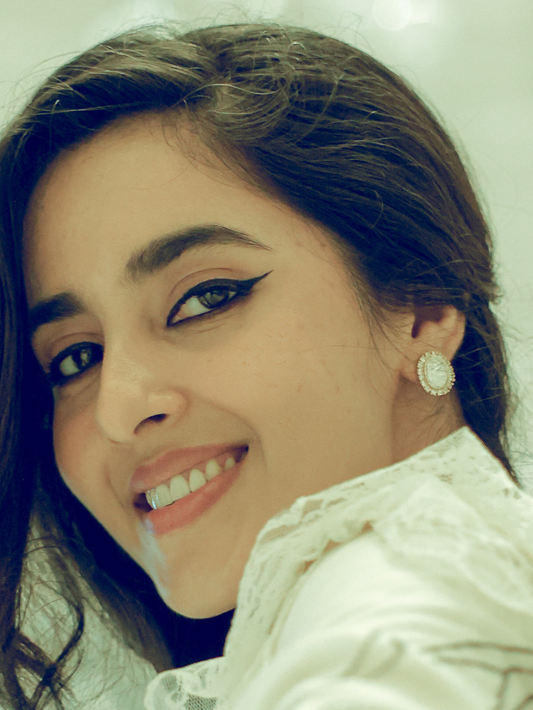 Mira Timeless Radiant Bloom Floral Elegance Stud Earrings