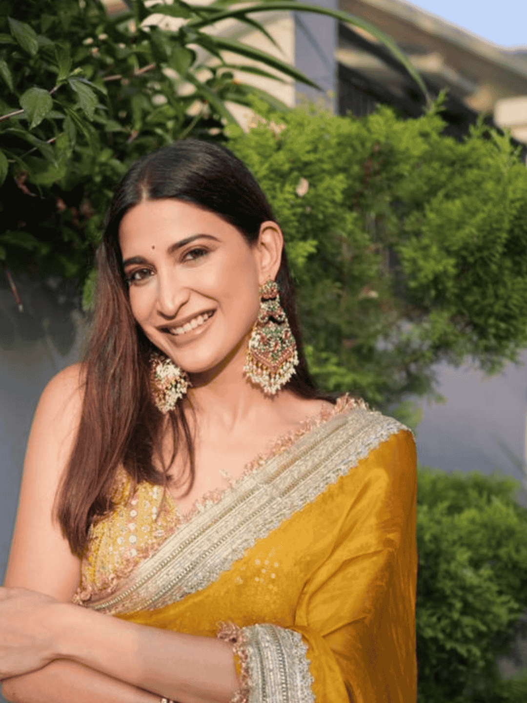 Regal Cascade Jadau Earrings