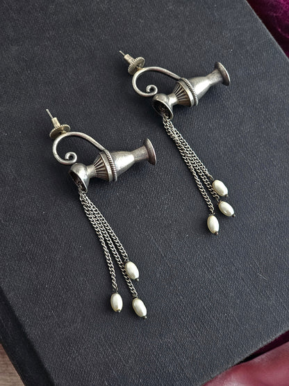 Vintage Surahi Drop Earrings