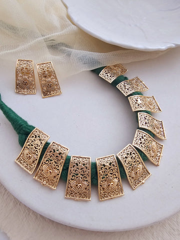 Emerald Harmony Necklace Set
