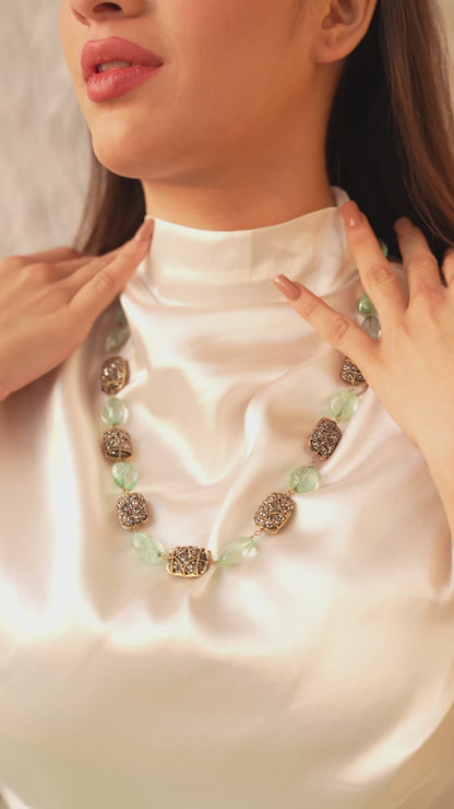 Celeste Dewdrop Sparkling Necklace Set