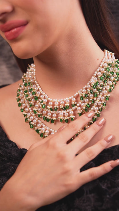 Liora Pearls & Quartz Neecklace