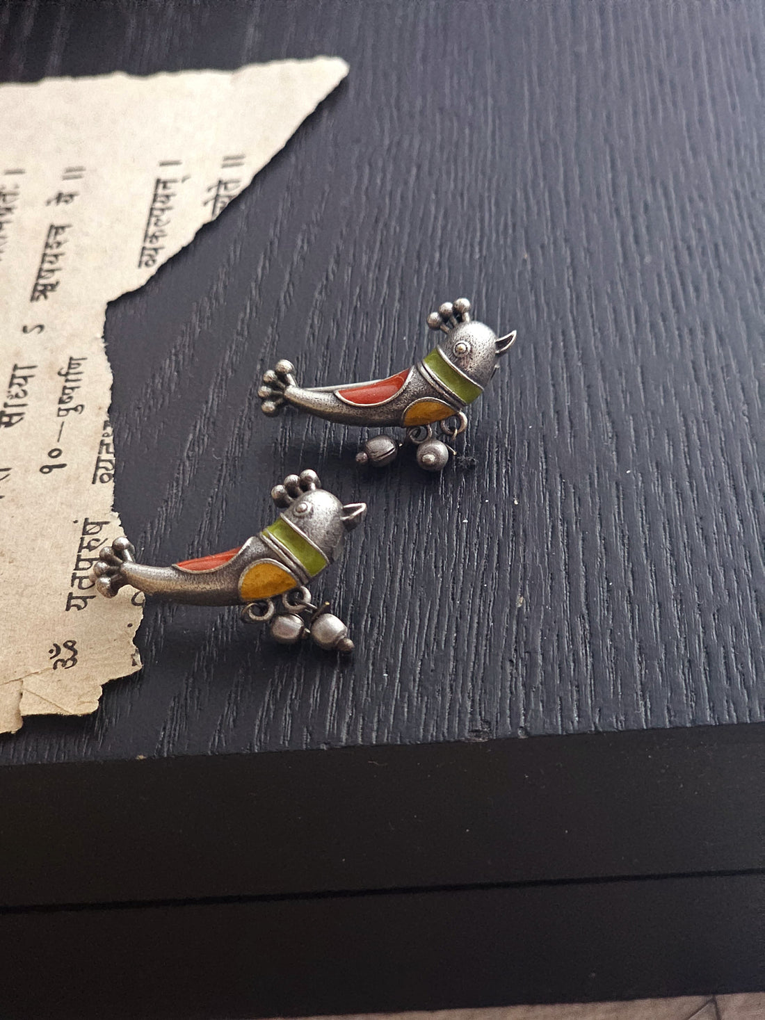 Small bird earring